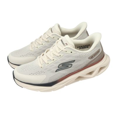 Skechers 慢跑鞋 Glide-Step Vortex Slip-Ins 男鞋 米白 緩衝 221040NAT