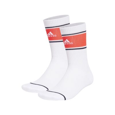 adidas 休閒襪 Sportswear Logo Graphic 白 紅 中筒 襪子 長襪 愛迪達 2雙入 IW2919