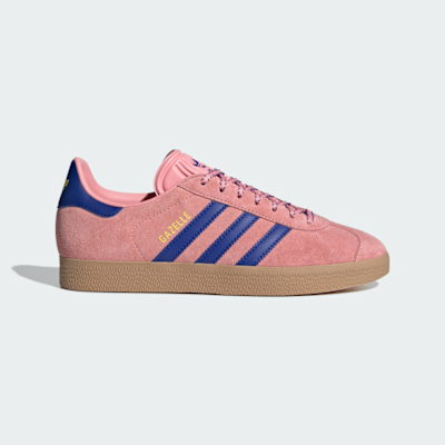 ADIDAS 愛迪達 Originals 復古 經典 麂皮 女 休閒運動鞋 - 粉藍 GAZELLE W - JH7213