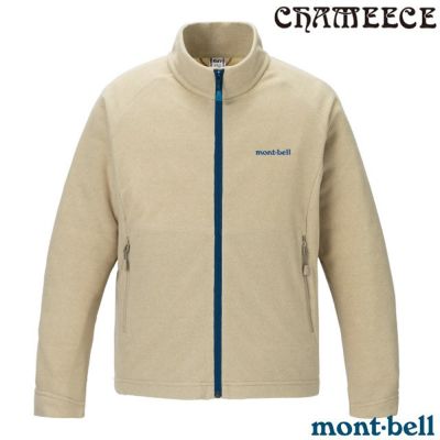 【mont-bell】兒童 CHAMEECE JACKET 輕盈保暖舒適刷毛外套.夾克 1114894 IV 象牙白
