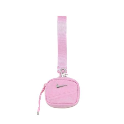 Nike 耳機掛包 Aura Earbuds Case 粉紅 零錢包 小包 N101237466-6OS