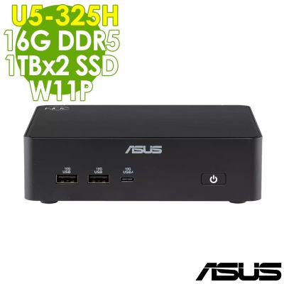 ASUS 華碩 NUC 16 Pro 迷你電腦(U5-325H/16G/1TB SSDx2/W11P)