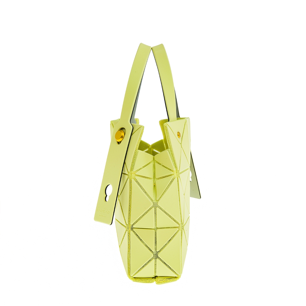 ISSEY MIYAKE 三宅一生BAOBAO 新款CARAT系列3x3三角格手提包(YELLOW