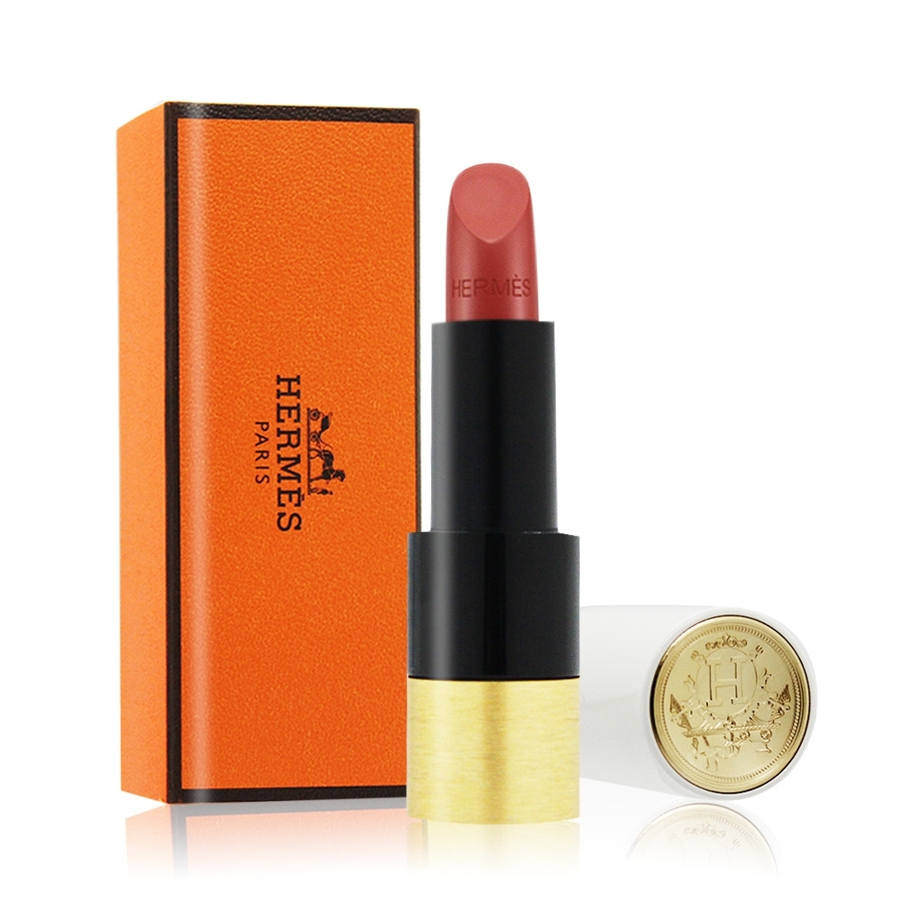 HERMES 愛馬仕Rouge Hermès 緞光唇膏#21 Rose Epice 3.5g-國際