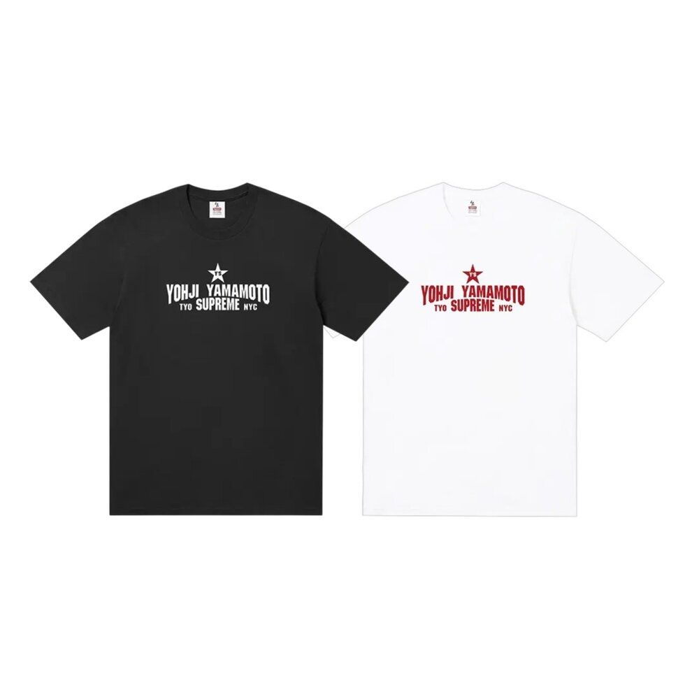 Supreme x Yohji Yamamoto 山本耀司聯名款黑、白短袖FW25T3 | 其他品牌