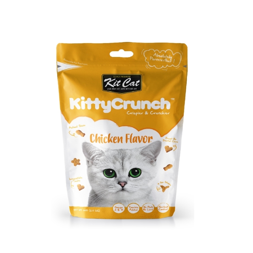 Kit Cat 卡茲餅(雞肉口味) 60g 貓零食貓餅乾化毛潔牙適口性佳| 其他