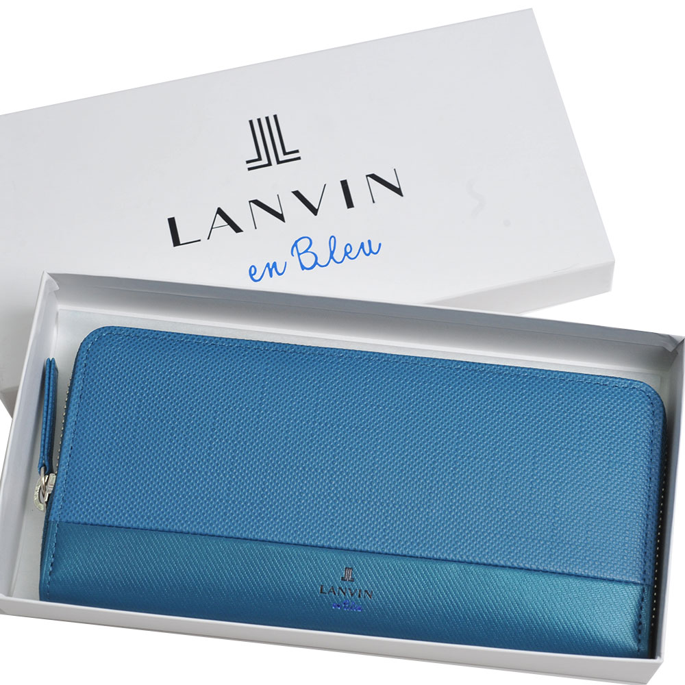 即決有!38(M)新品!LANVIN en Bleu ランバン オン ブルー 長袖 ラッフルシャツ ブラウス 定価22680円 日本製 LANVIN en Bleu 最大51%☆11&frasl;7限定 ランバン オン ブルー 長財布
