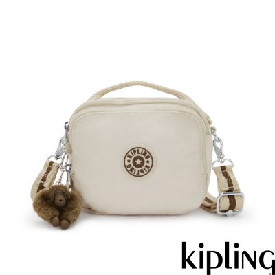 沙米色兩用側後背包