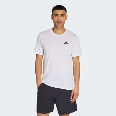 【adidas 愛迪達】 TRAIN ESSENTIALS FEELREADY 短袖上衣 T恤 吸濕排汗 男 IC7440