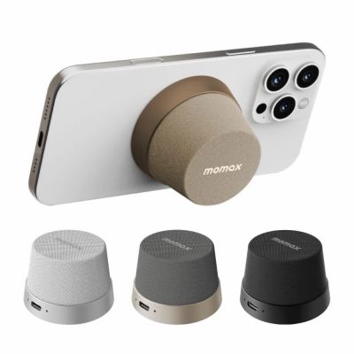 Momax 摩米士 1-Vibe Go 迷你磁吸支架無線音箱