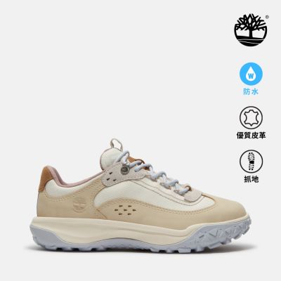 Timberland官方旗艦 女款淺米色Motion 7防水健行鞋|A2R78EN7