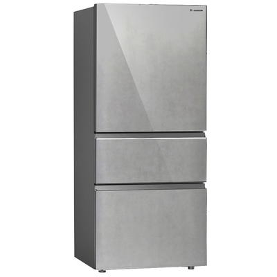 Panasonic國際牌500公升三門變頻雪岩白冰箱NR-C505XGS-W