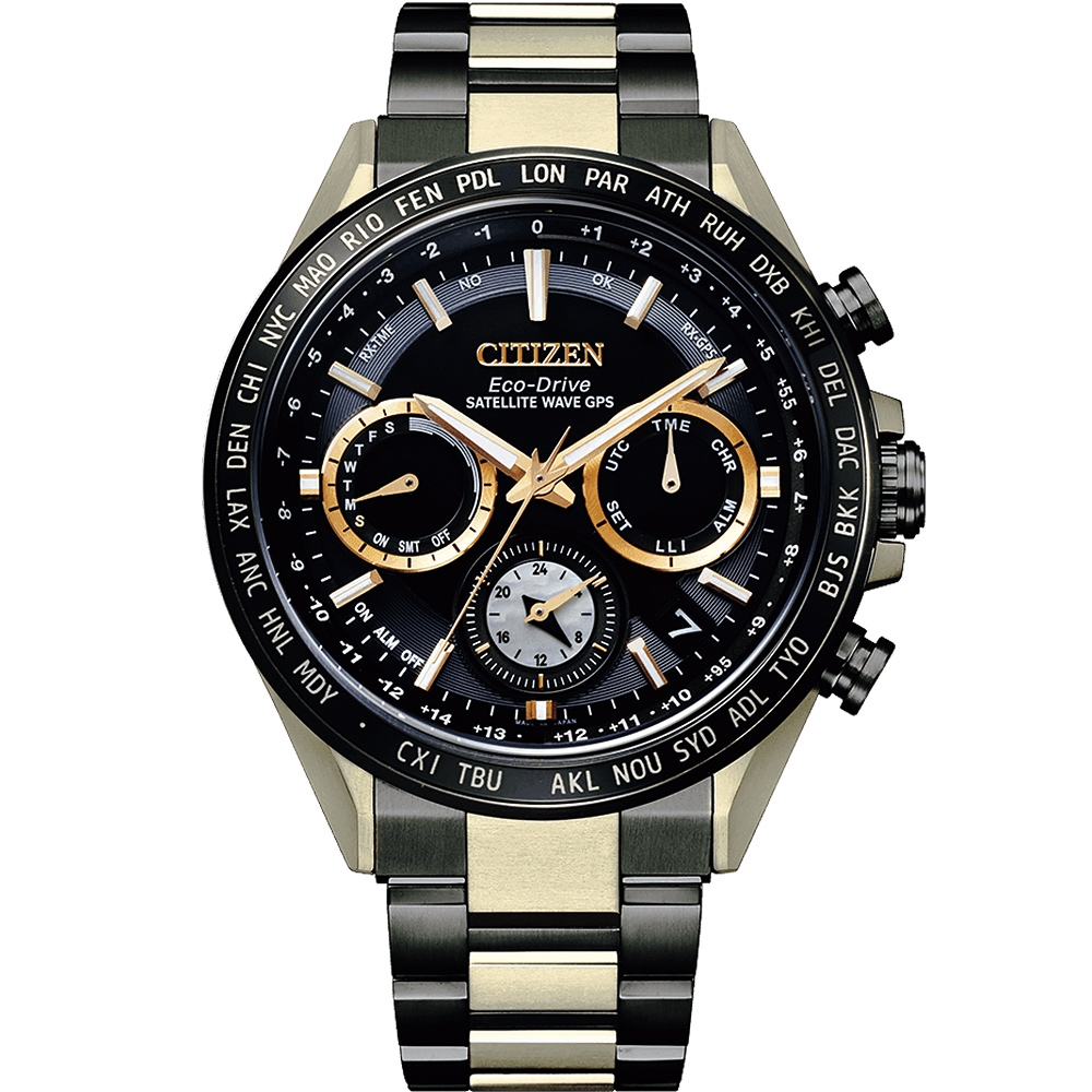 CITIZEN 星辰HAKUTO-R限定鈦金屬GPS衛星電波計時手錶CC4016-75E | GPS