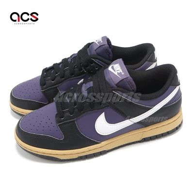 Nike 休閒鞋 Wmns Dunk Low Next Nature 女鞋 黑 紫 仿舊中底 奶油底 DD1873-500