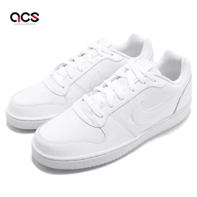 Nike 休閒鞋 Ebernon Low 白 全白 小白鞋 男鞋 基本款 運動鞋 AQ1775-100
