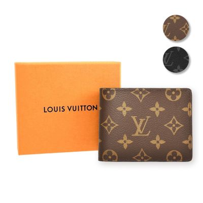 LV Louis Vuitton Multiple經典帆布對折短夾(2色)