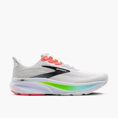 Brooks Ghost 17 [1104422E112] 男 慢跑鞋 2E寬楦 彈力 緩震 流暢 魔鬼系列 淺灰白