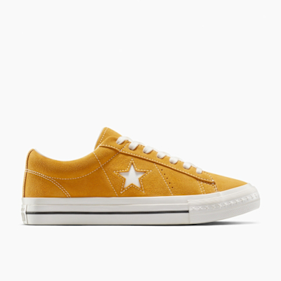 CONVERSE ONE STAR 95 OX 低筒 滑板鞋 休閒鞋 男鞋 女鞋 黃色-A14713C