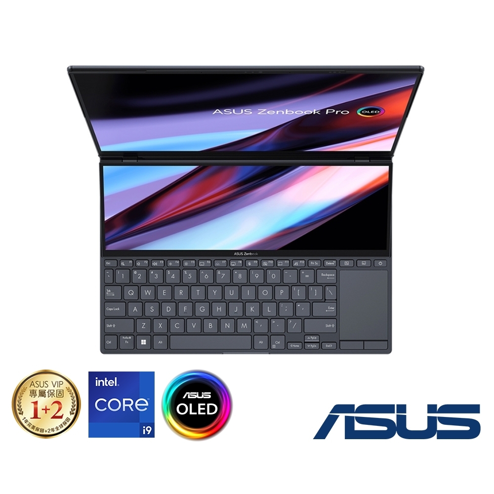 美品/ASUS/Zenbook Pro 14 Duo OLED/UX8402VV ASUS Zenbook Pro 14 Duo OLED UX8402VV-PS96T 14.5
