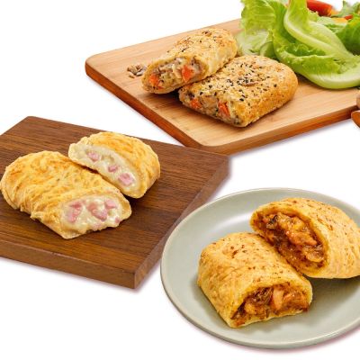 紅龍 焗香披薩派5袋共15入組(130±10g/個,3個/袋)