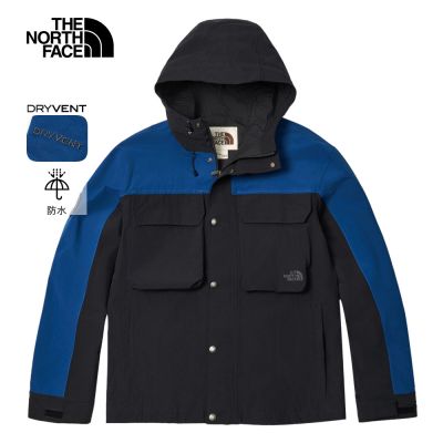 【The North Face 官方旗艦】北面男款藍色M66DRYVENT防水衝鋒衣｜8CAW5T5 外套