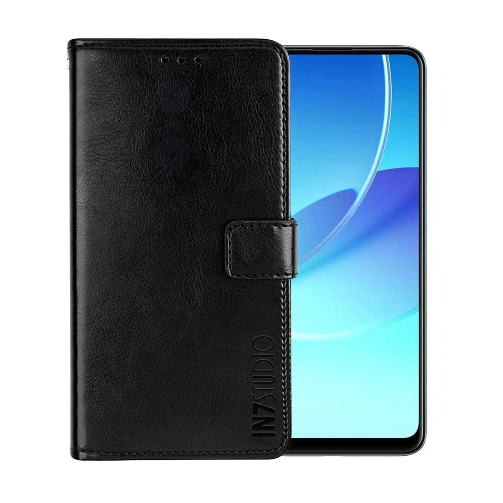 IN7 瘋馬紋 OPPO Reno6 5G (6.43吋) 錢包式 磁扣側掀PU皮套 吊飾孔 手機皮套保護殼