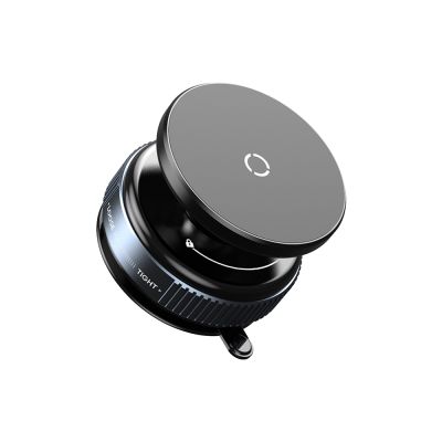 SHOWHAN 新款吸盤強磁雙圈N52吸盤車載旋轉支架手機支架－K009