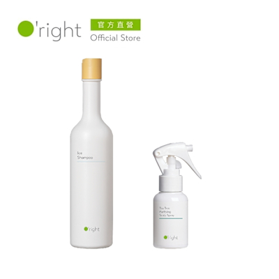 【夏日組】O right 歐萊德 零度C洗髮精400ml+頭皮噴霧x1