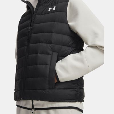 【UNDER ARMOUR】UA 女 Sportswear Insulate 保暖背心外套 6006354-001