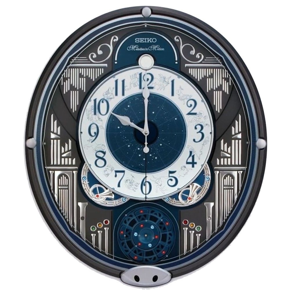 SEIKO 日本精工十二星座音樂掛鐘(QXM393N)40x46cm | SEIKO | Yahoo購物中心