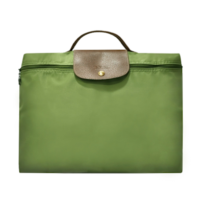 【LONGCHAMP】L2182089P77 經典LE PLIAGE ORIGINAL公事包 S號(綠色)