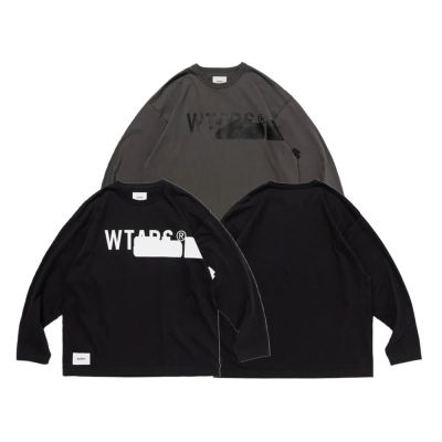 Wtaps Lim / Ls / Cotton 長T 黑/灰 261ATDT-CSM16
