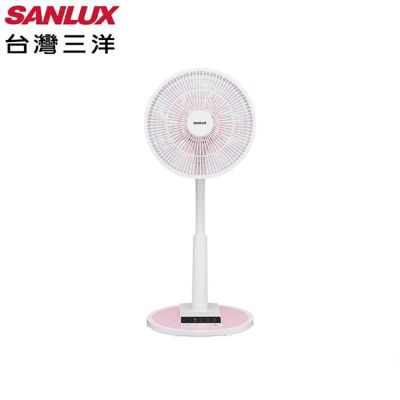 【SANLUX 台灣三洋】 12吋 微電腦自然風遙控立扇 粉 EF-T12AJ3