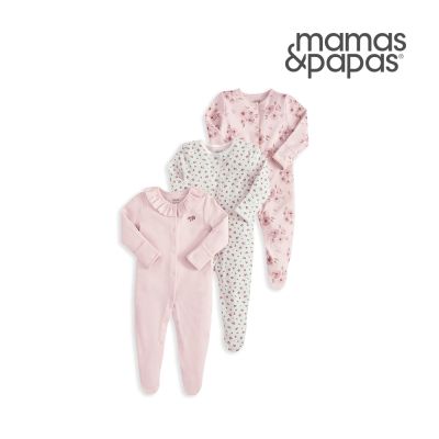 Mamas&Papas 花雨花香-連身衣3件組