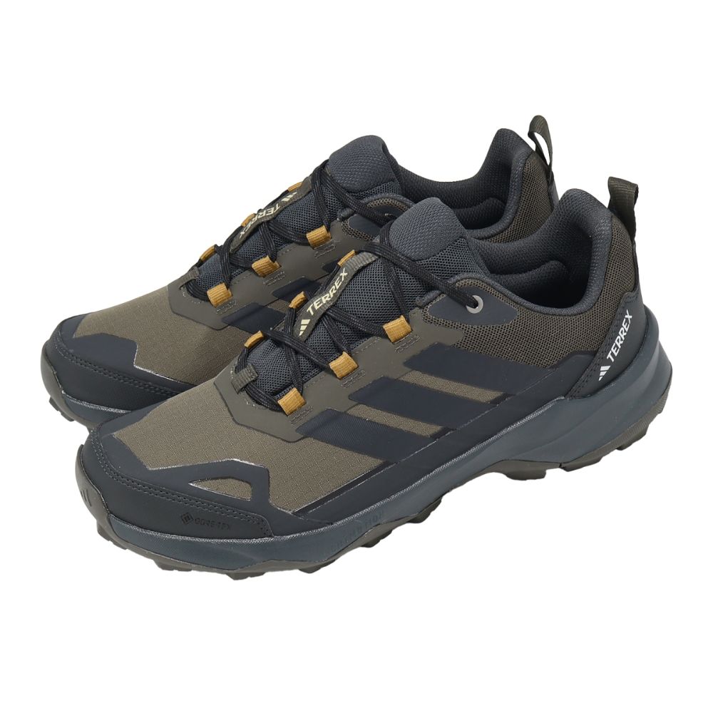 adidas 愛迪達 戶外鞋 Terrex Skychaser AX5 GTX 男鞋 防水 綠 機能 越野 JQ2213