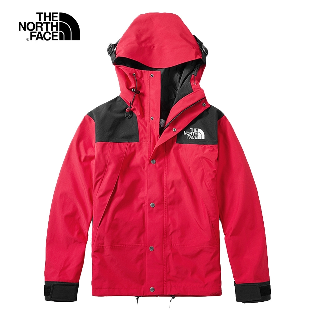 經典1990】【The North Face 官方旗艦】北面男女款紅色FUTURELIGHT防水