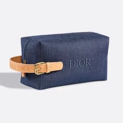 DIOR 迪奧 曠野牛仔化妝包 (兩件折300）