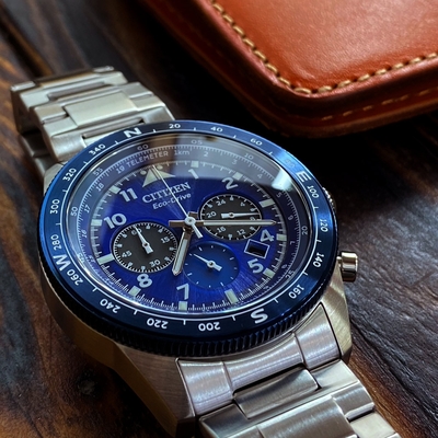 CITIZEN 星辰 Eco-Drive 追速極限光動能計時錶 聖誕節 禮物(CA4554-84L)/43mm
