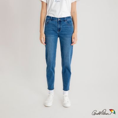 Arnold Palmer -女裝-彈性男友牛仔褲-淺藍色