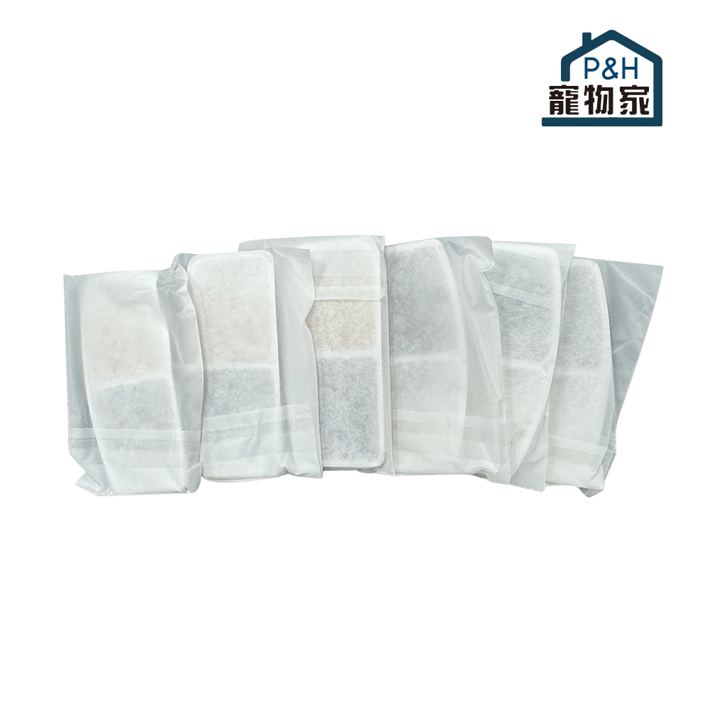 【P&H寵物家】Peile 幸運草系列飲水機專用濾棉組6入
