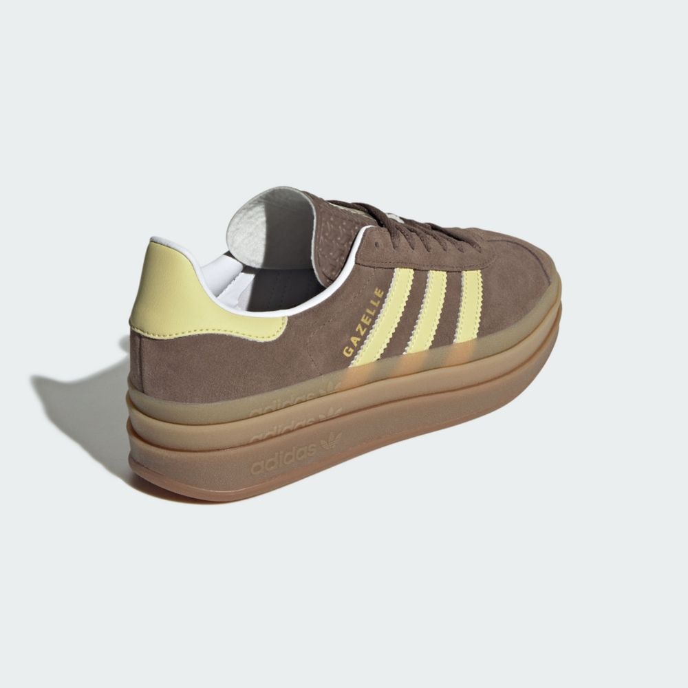 Adidas Gazelle Bold W [JI2697] 女運動休閒鞋厚底麂皮舒適棕| 休閒鞋