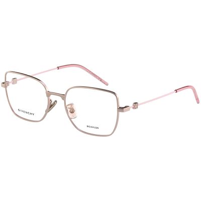 GIVENCHY 紀梵希 光學眼鏡(金配粉色)GV50085U