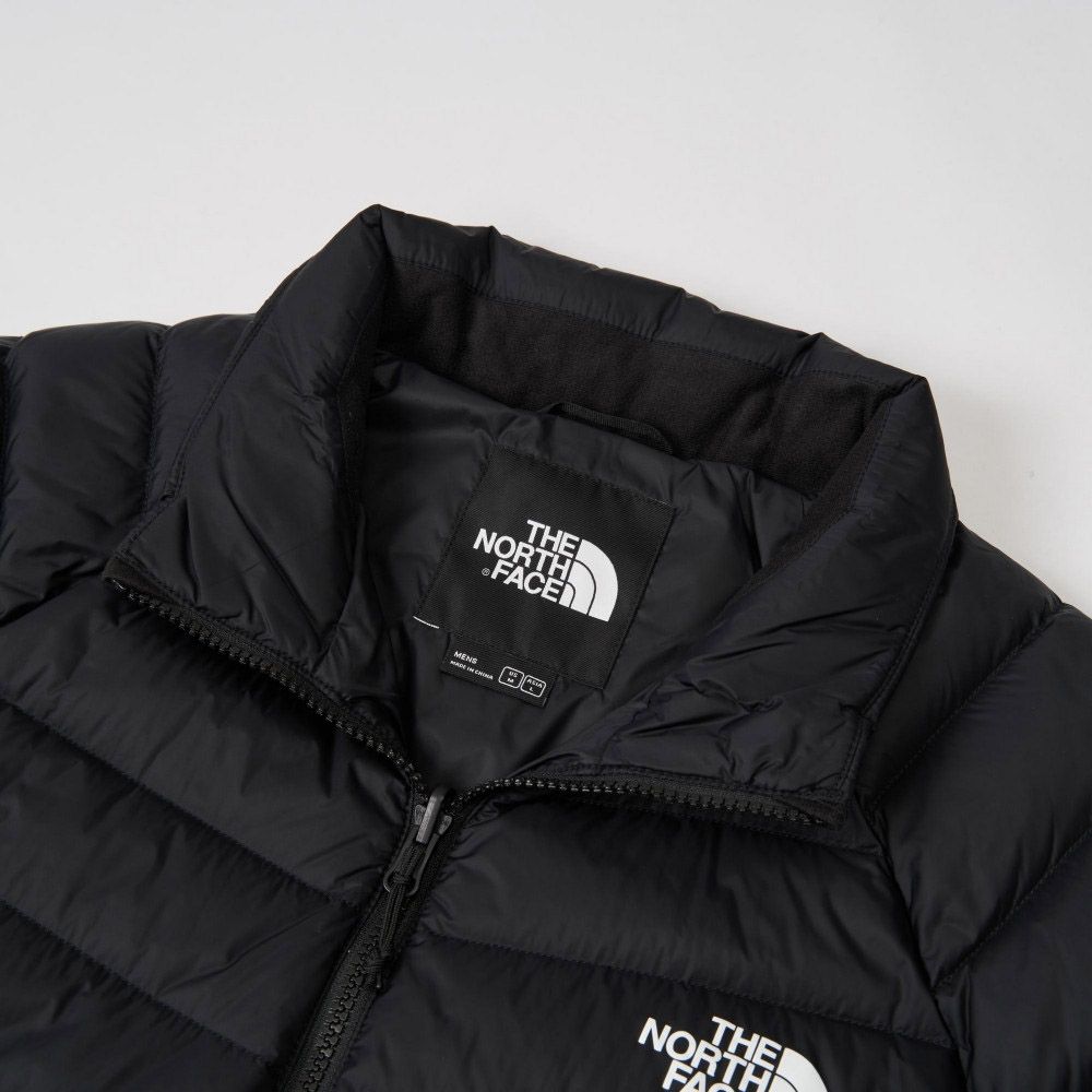 The North Face 北臉外套男羽絨外套防潑水M THUNDER ZIP-IN LT DOWN 黑