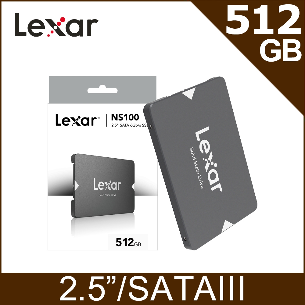 Lexar 雷克沙NS100 2.5吋SATA III 512GB 固態硬碟| 其他品牌| Yahoo