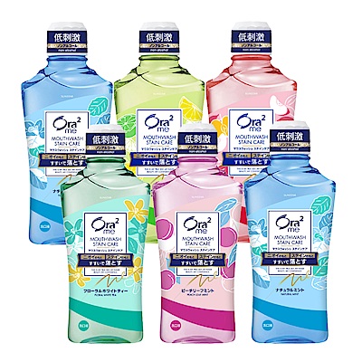 Ora2 me 淨白清新漱口水460ml 6入 (含贈品共6入)