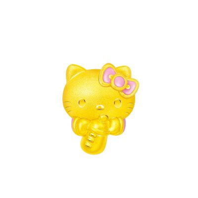 【Just Gold 鎮金店】三麗鷗 Hello Kitty 甜萌寶寶-任選 黃金串珠
