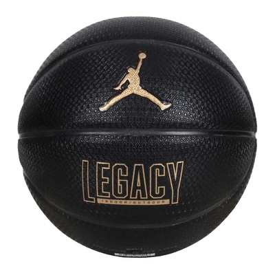 NIKE JORDAN LEGACY 2.0 8P 籃球 7號球-訓練 室內外 J100825305107 黑金