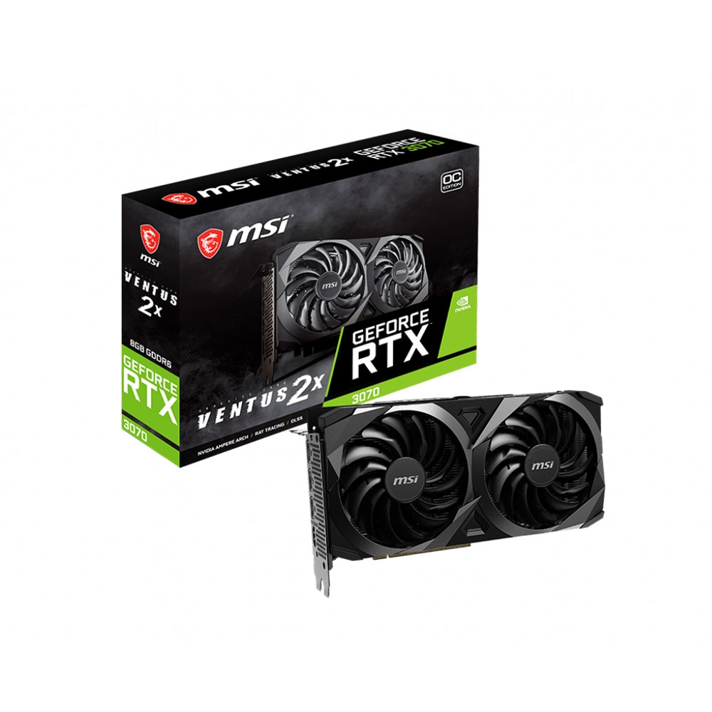 微星MSI RTX 3070 8G VENTUS 2X OC LHR(PC) | RTX 30系列| Yahoo購物中心