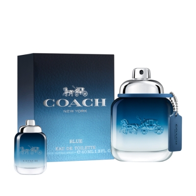 COACH時尚藍調淡香水40ml(贈隨機小香乙瓶)