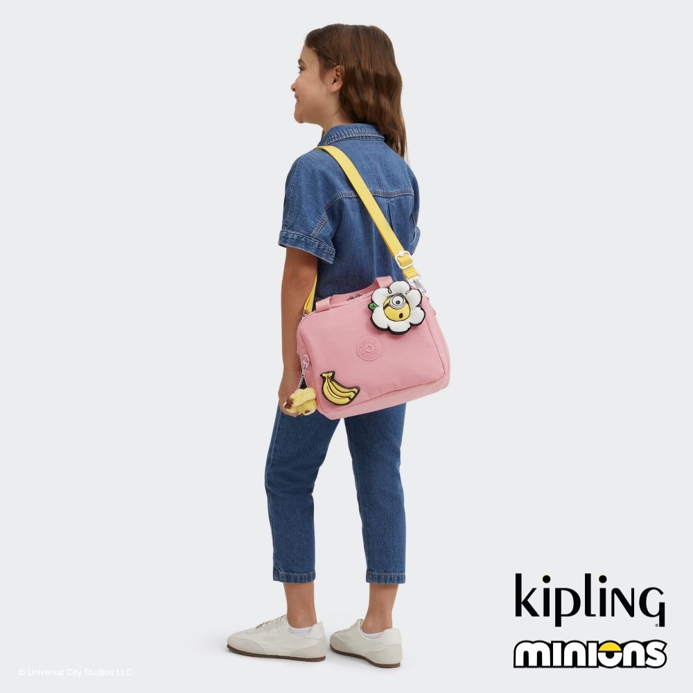 KIPLING x MINIONS 小雛菊粉兩用野餐包-MIYO PRINT